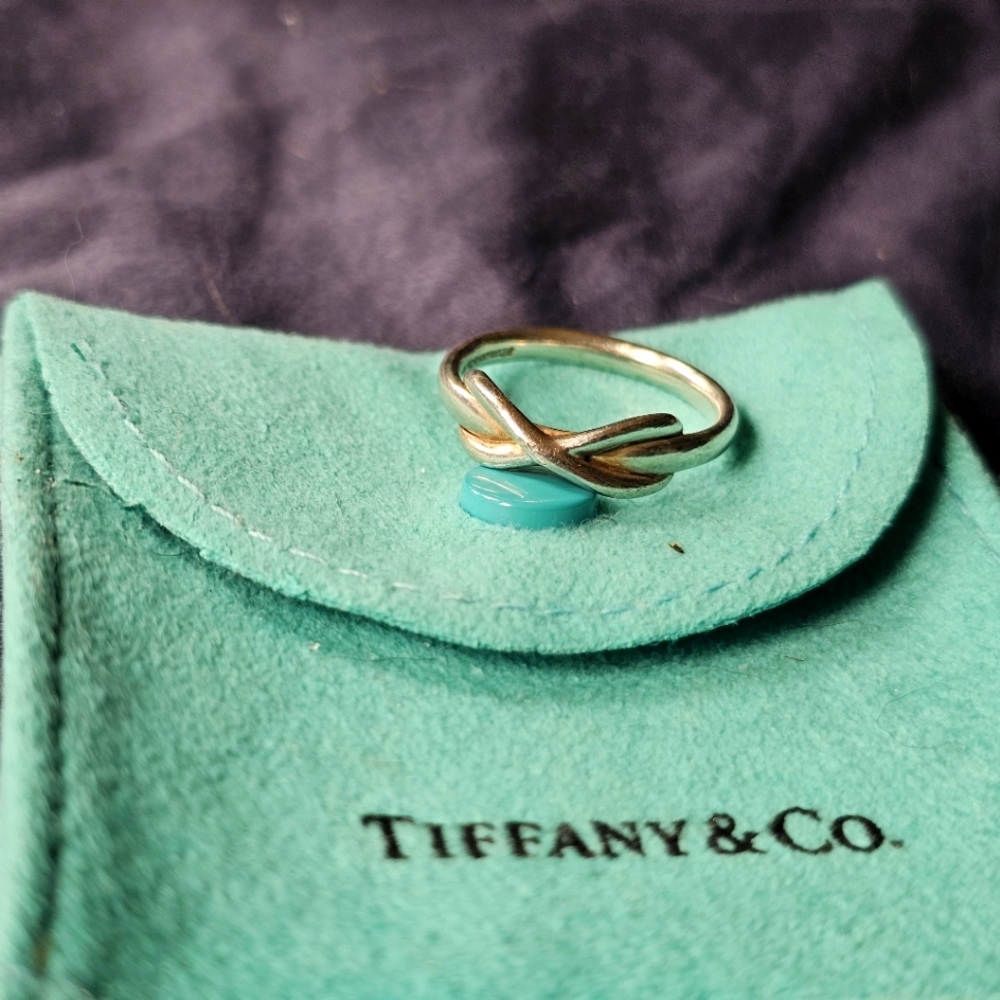 Tiffany & company Infinity sterling silver ring